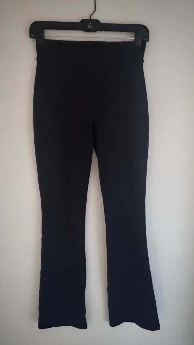 ALO Yoga Size S Airbrush High-waist Flutter Legging Black Split Hem